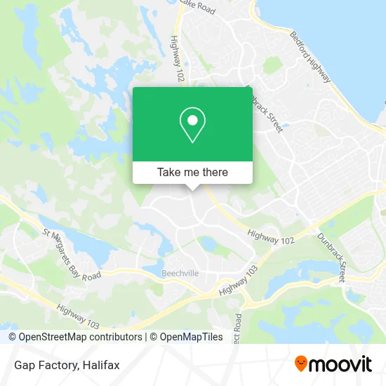 Gap Factory map