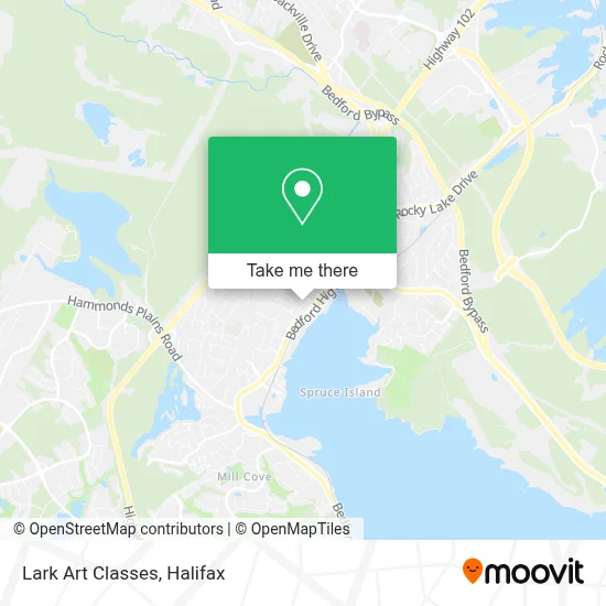 Lark Art Classes map