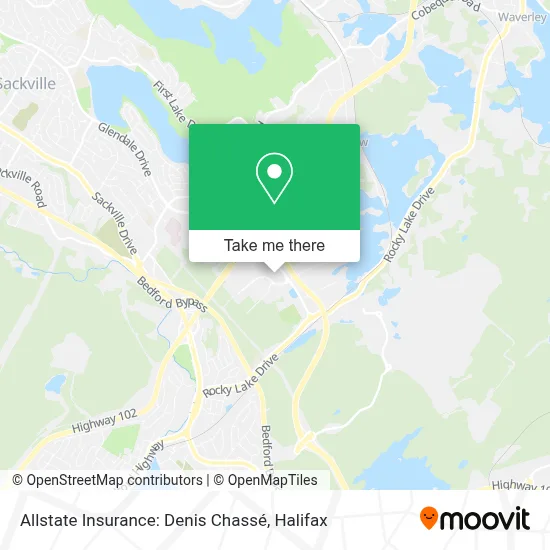 Allstate Insurance: Denis Chassé map