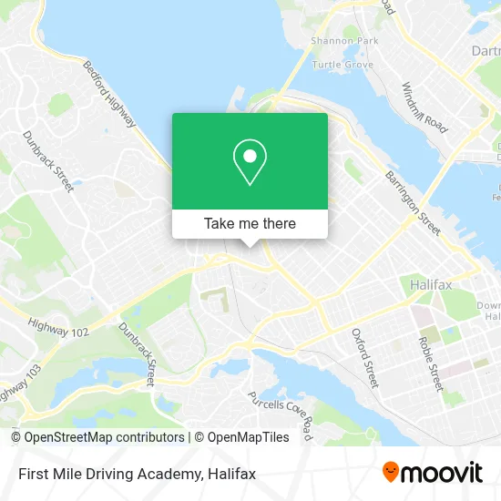 First Mile Driving Academy map