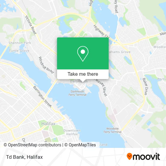 Td Bank map