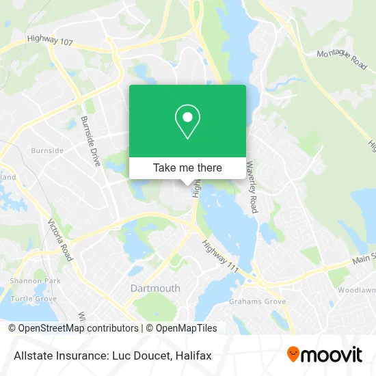 Allstate Insurance: Luc Doucet map