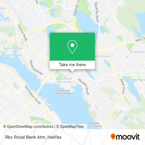 Rbc Royal Bank Atm map