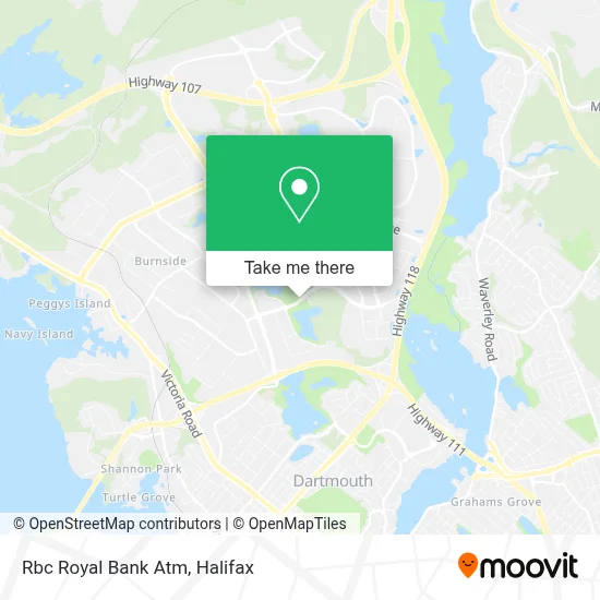 Rbc Royal Bank Atm map