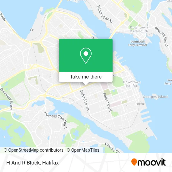 H And R Block map