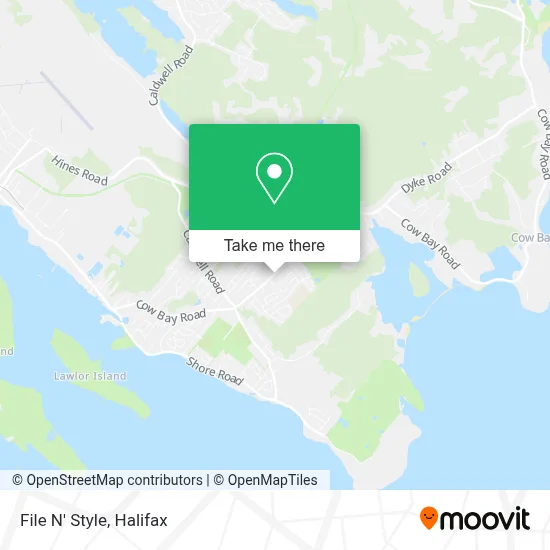 File N' Style map