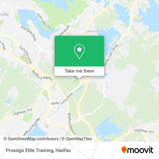 Proedge Elite Training map