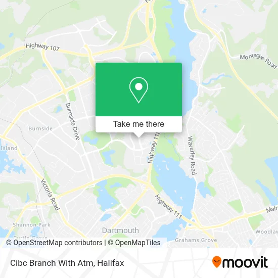 Cibc Branch With Atm map