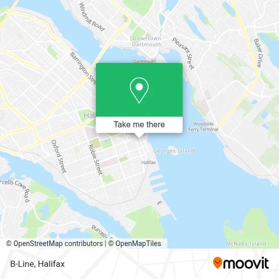 B-Line map