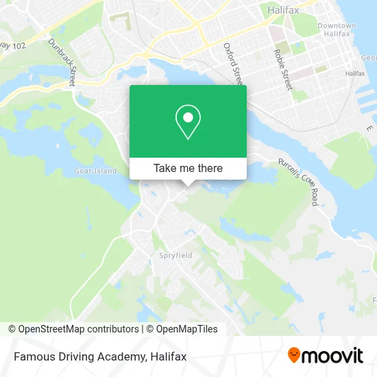 Famous Driving Academy map