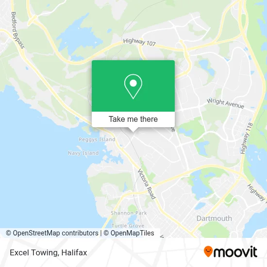 Excel Towing map