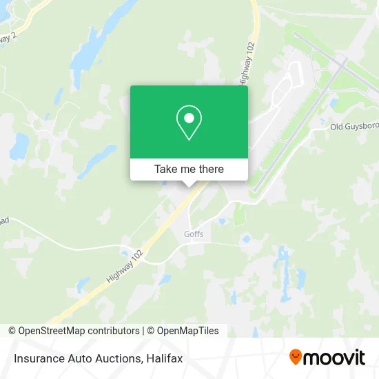 Insurance Auto Auctions map