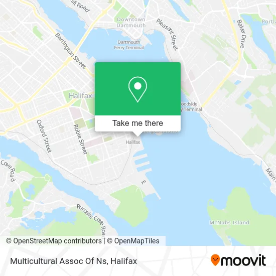 Multicultural Assoc Of Ns map