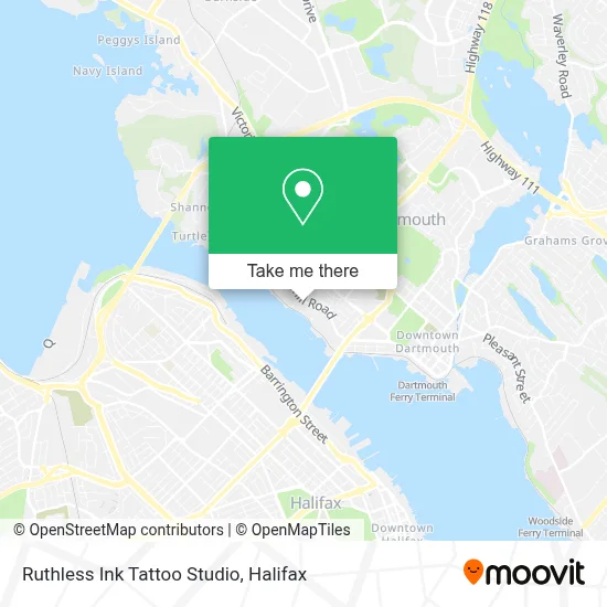 Ruthless Ink Tattoo Studio map