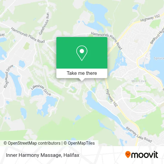 Inner Harmony Massage map