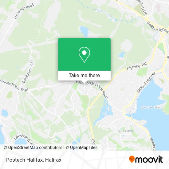 Postech Halifax map