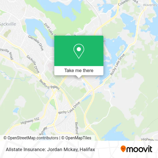 Allstate Insurance: Jordan Mckay map
