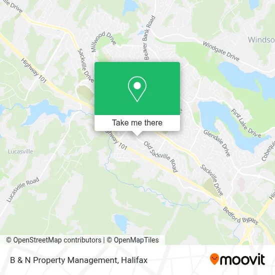 B & N Property Management map