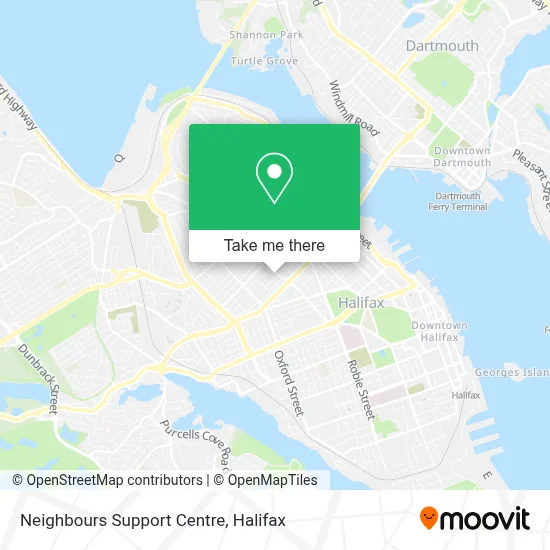 Neighbours Support Centre map