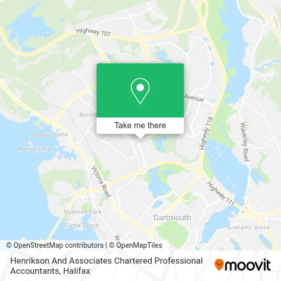 Henrikson And Associates Chartered Professional Accountants map