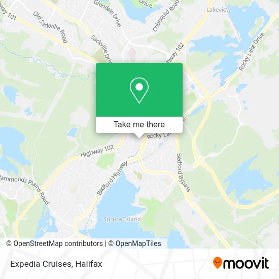 Expedia Cruises map