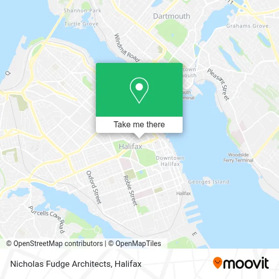 Nicholas Fudge Architects map