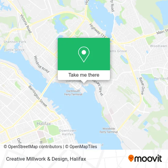 Creative Millwork & Design map