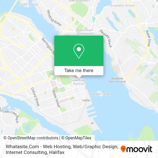 Whatasite.Com - Web Hosting, Web / Graphic Design, Internet Consulting map