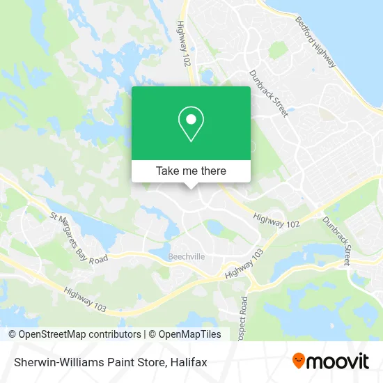 Sherwin-Williams Paint Store map