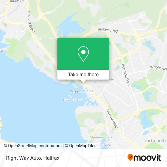 Right Way Auto map