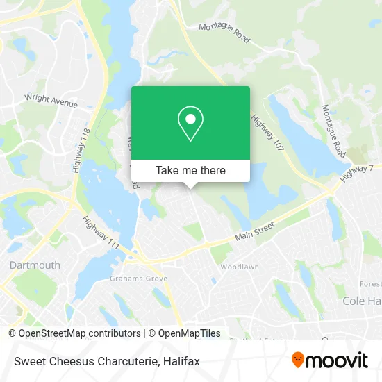 Sweet Cheesus Charcuterie map