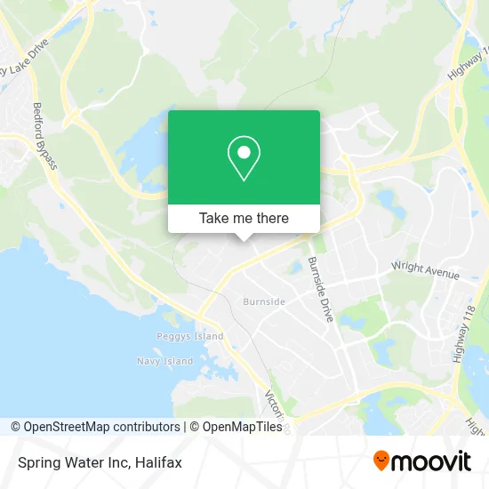 Spring Water Inc map