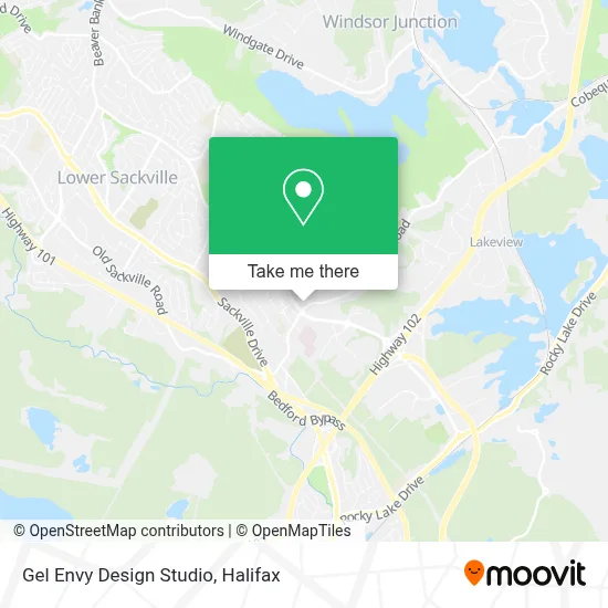 Gel Envy Design Studio map