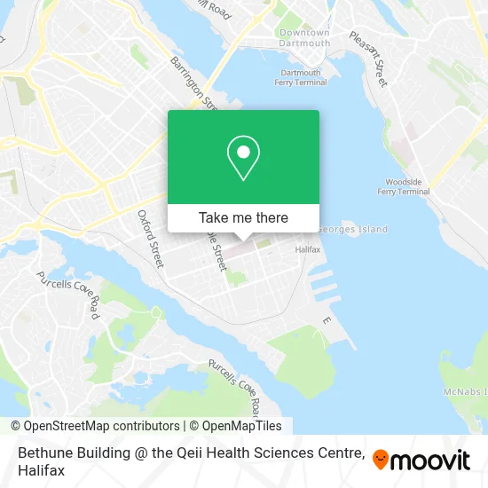 Bethune Building @ the Qeii Health Sciences Centre map