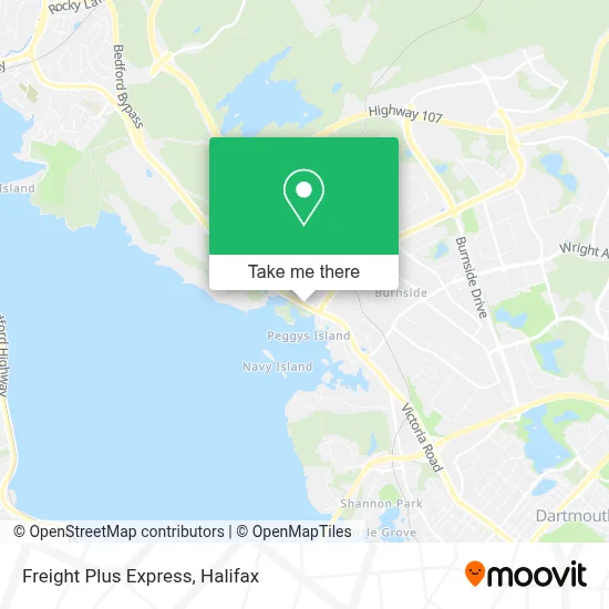 Freight Plus Express map