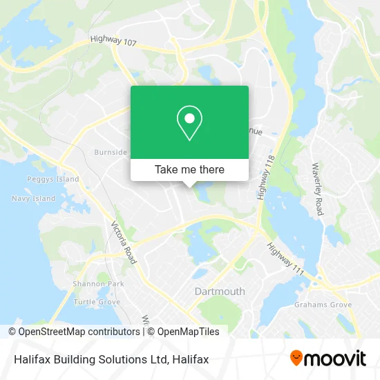 Halifax Building Solutions Ltd map