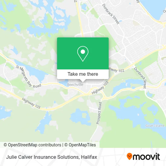 Julie Calver Insurance Solutions map