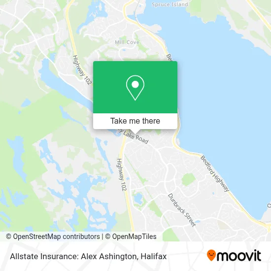 Allstate Insurance: Alex Ashington map
