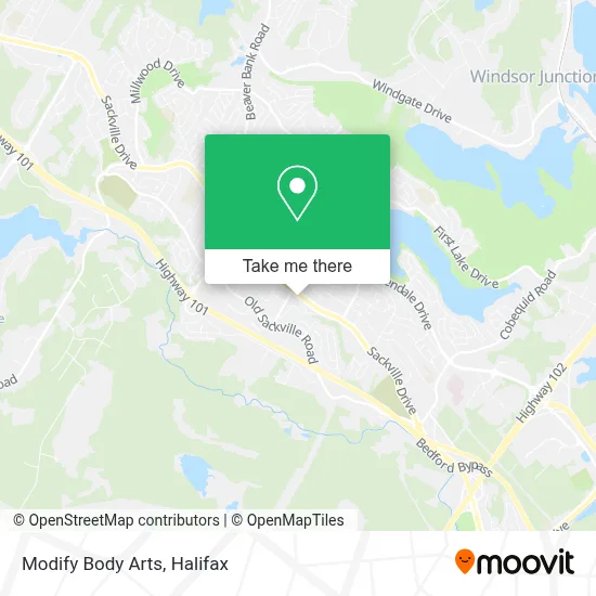 Modify Body Arts map