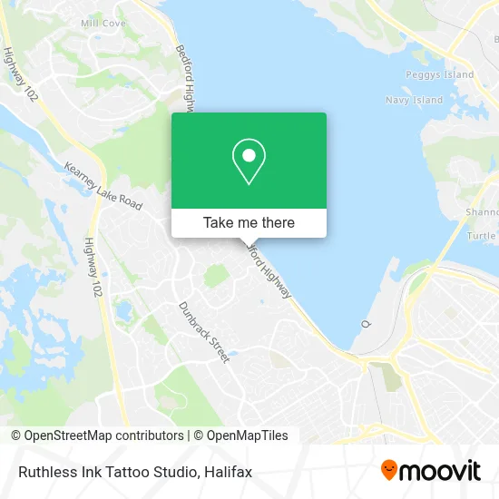 Ruthless Ink Tattoo Studio map