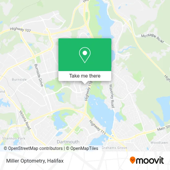 Miller Optometry map
