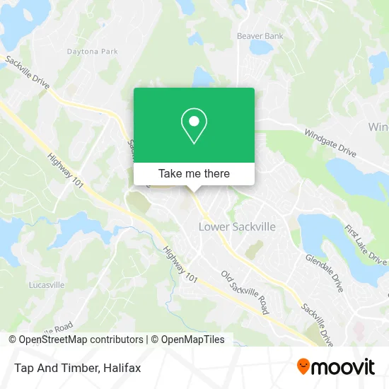 Tap And Timber map