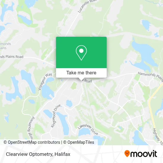Clearview Optometry map