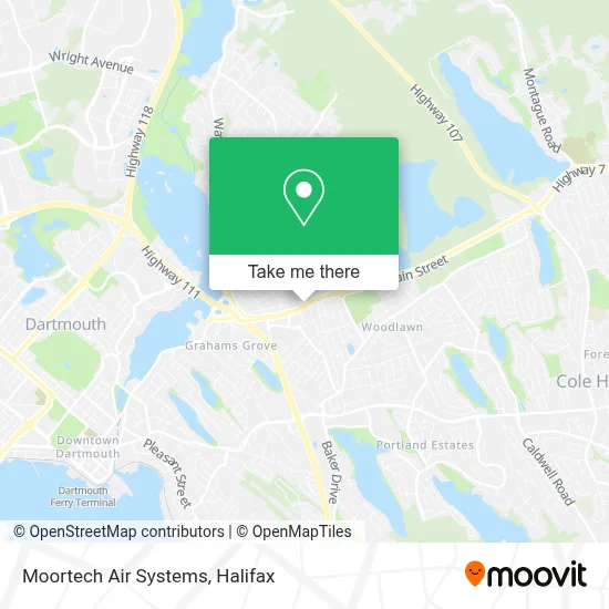 Moortech Air Systems map