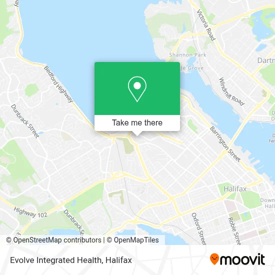 Evolve Integrated Health map