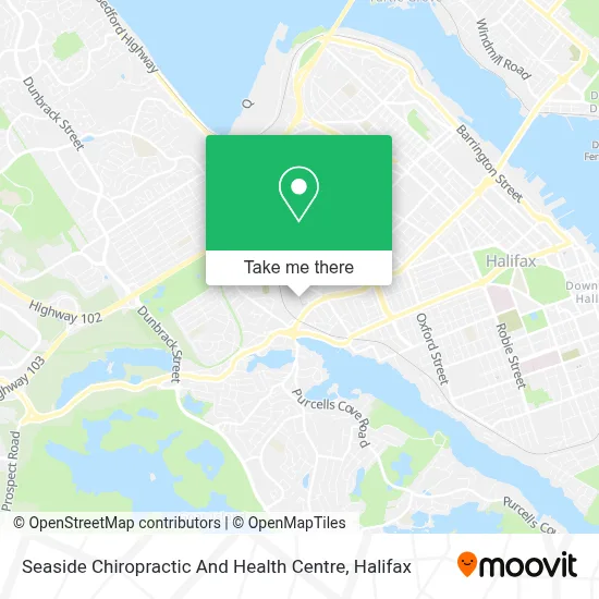 Seaside Chiropractic And Health Centre map