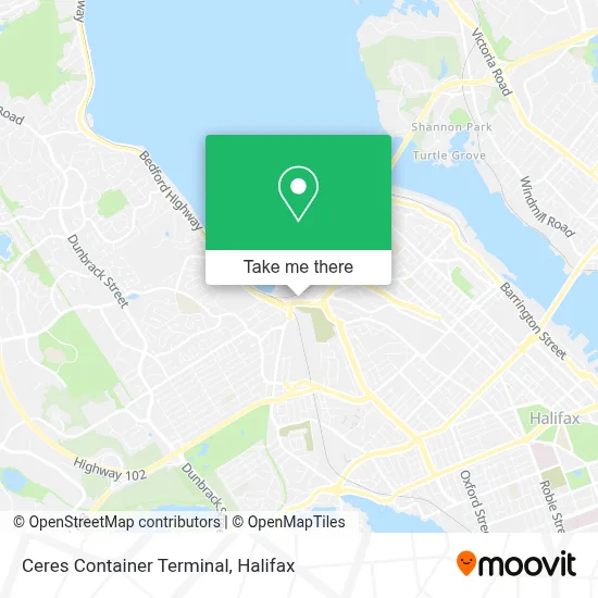 Ceres Container Terminal map