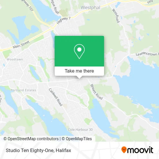 Studio Ten Eighty-One map