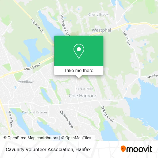 Cavunity Volunteer Association map