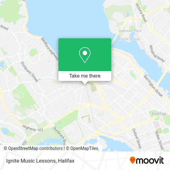 Ignite Music Lessons map